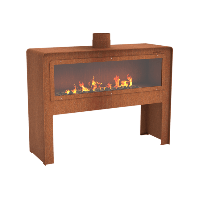 Forno Brann vuurtafel Cortenstaal 119x40x90cm - Doika BV - Vuurtafel - Forno - VBC21