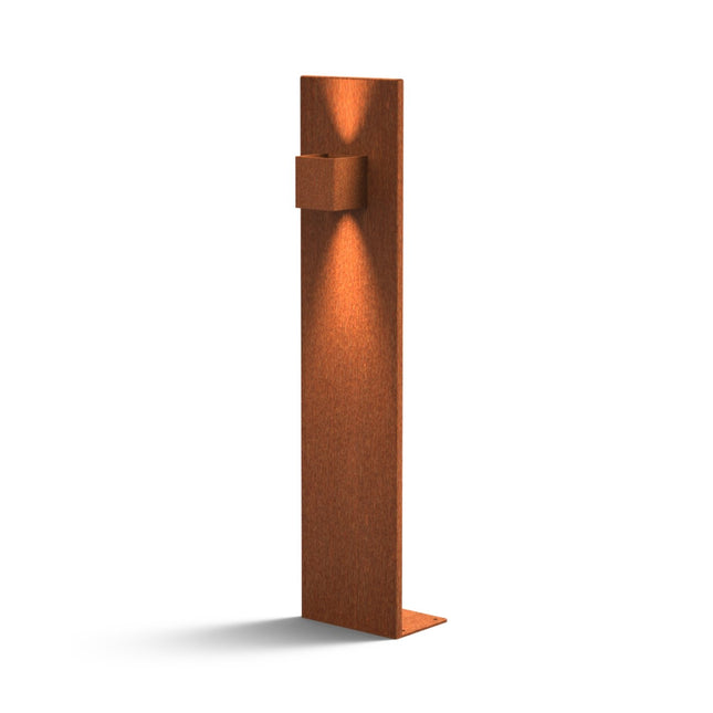 GARDD Cuber lamp cortenstaal 2x25x110cm (DxBxH) - Doika BV - Buitenverlichting - Gardd - GARDD-C4S-1100