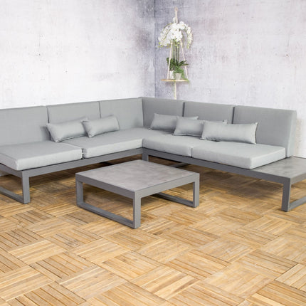 SenS-Line Malaga Loungeset aluminium - Doika BV - Loungeset - SenS-Line - 8718026015183 - 1682