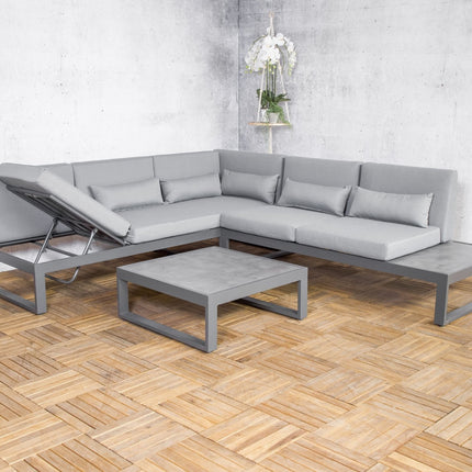 SenS-Line Malaga Loungeset aluminium - Doika BV - Loungeset - SenS-Line - 8718026015183 - 1682