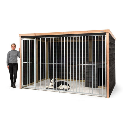 Voldux Hondenhok Bo 314 x 203 x 196 cm - Doika BV - Hondenkennel - Voldux - 8720569173213 - 8720569173213