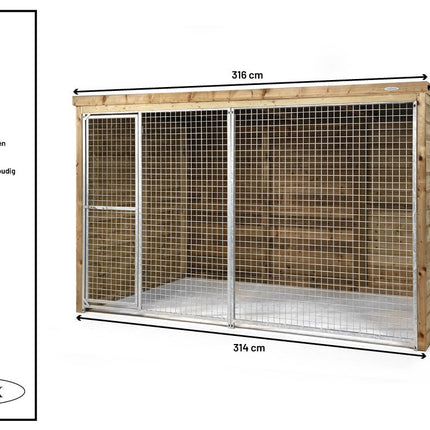 Voldux Kattenren Lieke 314 x 203 x 196 cm - Doika BV - Kattenren - Voldux - 8720569173138 - 8720569173138