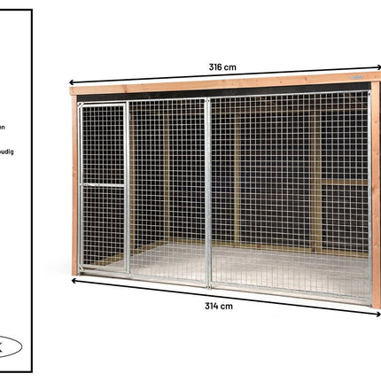 Voldux Kattenren Simba 314 x 203 x 196 cm - Doika BV - Kattenren - Voldux - 8720569173145 - 8720569173145